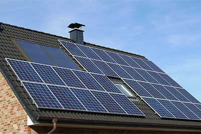 Solar panels in Costa Brava